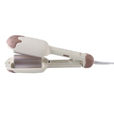 Nuovamente lanciato un curl per capelli in alluminio con temperatura regolabile e piastre larghe